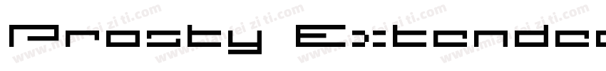 Prosty Extended字体转换
